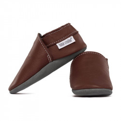 chaussons cuir - bruciato