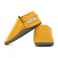 Soft leather slippers - girasole