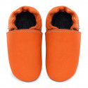 Soft leather slippers - volcanic