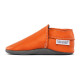Soft leather slippers - volcanic