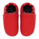 Soft leather slippers - santa claus