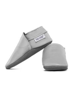 chaussons souples en cuir pour les enfants et les adultes, doublure chaude