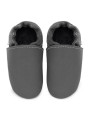 soft leather slippers for children and adults, warm lining