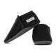 chaussons cuir - nero
