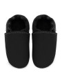 soft leather slippers for children and adults, warm lining