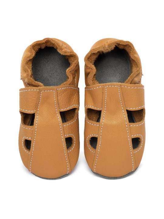 chaussons cuir été  - savanna
