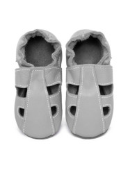 Summer leather slippers - perla