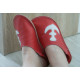 Slippers anchor - rosso fueco