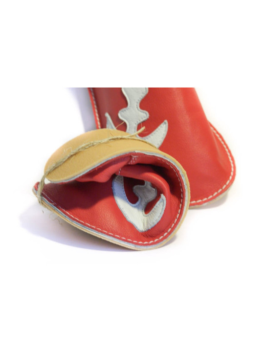 Babouches cuir barefoot artisanales