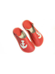 Babouches cuir barefoot artisanales
