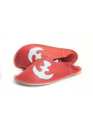 Ručne vyrobené kožené papuče z kože našuchovacie slippers