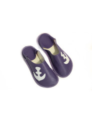 Ručne vyrobené kožené papuče z kože našuchovacie slippers