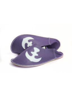 Handmade barefoot leather slippers