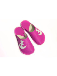 Slippers Bab´s fuschia anchor