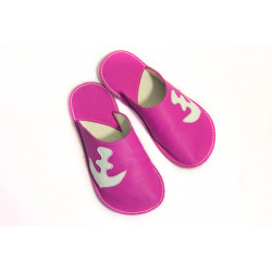 Slippers Bab´s fuschia anchor