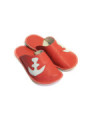 Slippers Bab´s red anchor