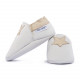 White woolen slippers, cream star