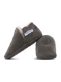 Gray woolen slippers