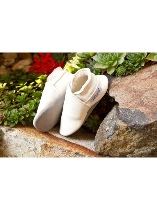 Organic leather slippers - belugaw