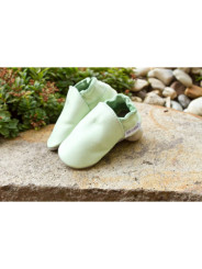 Chaussons cuir bio - grasshoper