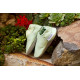 Organic leather slippers - grasshoper