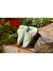 Chaussons cuir bio - grasshoper