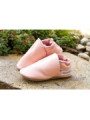 Chaussons cuir bio - Baby rosa