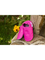 Chaussons cuir bio - Miss piggy