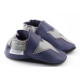 Soft slippers - origami - blu marino