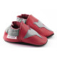 Chaussons - origami - rosso fueco
