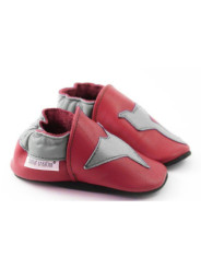 Chaussons - origami - rosso fueco