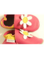 Soft slippers - daisy - fuxia