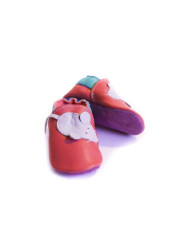 Chaussons - souris - rosso fueco
