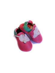 Soft slippers - mouse - rosso fueco