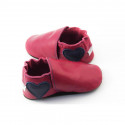 Soft slippers - heart to heel - rosso fueco