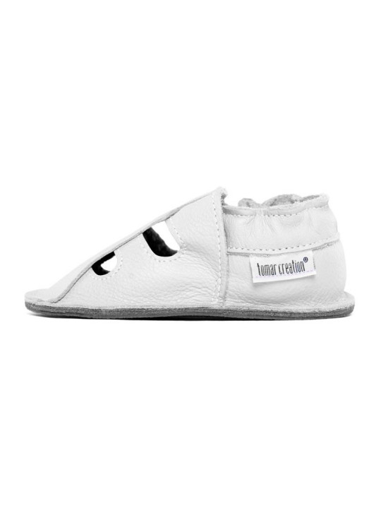 capačky letné - bianco