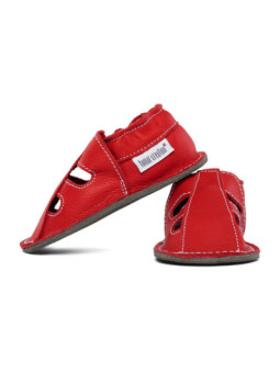 Summer leather shoes - santa claus