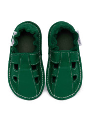 Summer leather shoes - avocado
