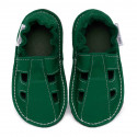 Summer leather shoes - avocado
