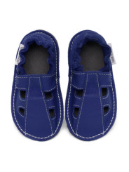 Summer leather shoes - denim
