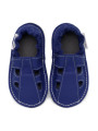 Summer leather shoes - denim