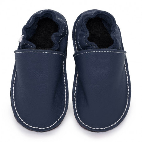 soft sole shoes - blu marino