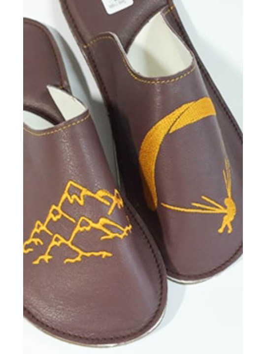 Chaussons cuir souple personnalisés Filles