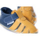 summer soft sole shoes - girasole blu marino