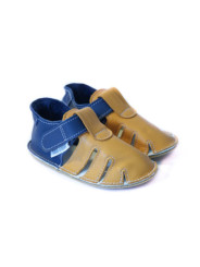 Capačky letné so suchým zipsom - girasole blu marino