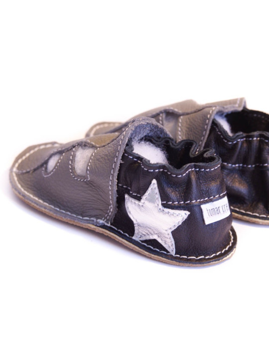 Summer leather shoes - nero