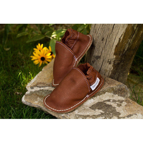 Organic leather shoes – coconut