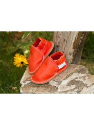 Vegetable tanned leather barefoot shoes • Kids & adults 18–48 • TC