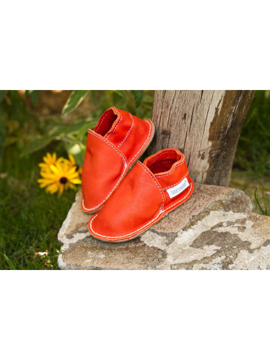 Vegetable tanned leather barefoot shoes • Kids & adults 18–48 • TC