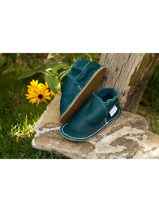 Barefoot kožené capačky rastlinné činenie • 18–48 • Tomar Creation